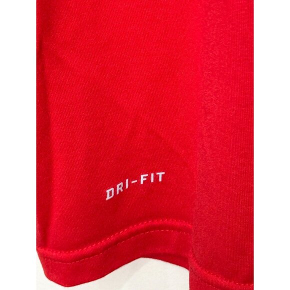 Cincinnati Reds Nike Women's V-neck T-shirt Dri-Fit Size XL Baseball Cincy MLB - Picture 3 of 7